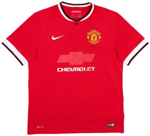 Nike 2014-15 Manchester United Home Shirt - 4/10 - (L)