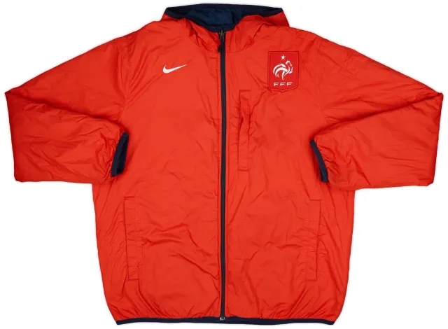 2011-12 France Nike Reversible Padded Bench Coat - 9/10 - (XL)