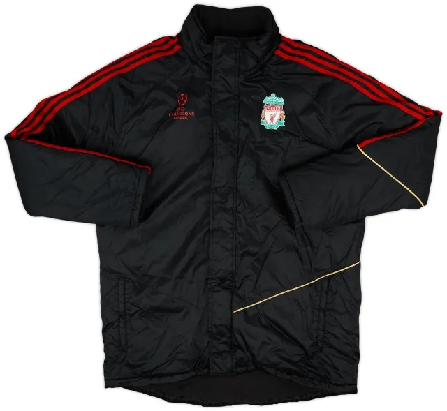 2009-10 Liverpool adidas CL Padded Bench Coat - 8/10 - (L/XL)