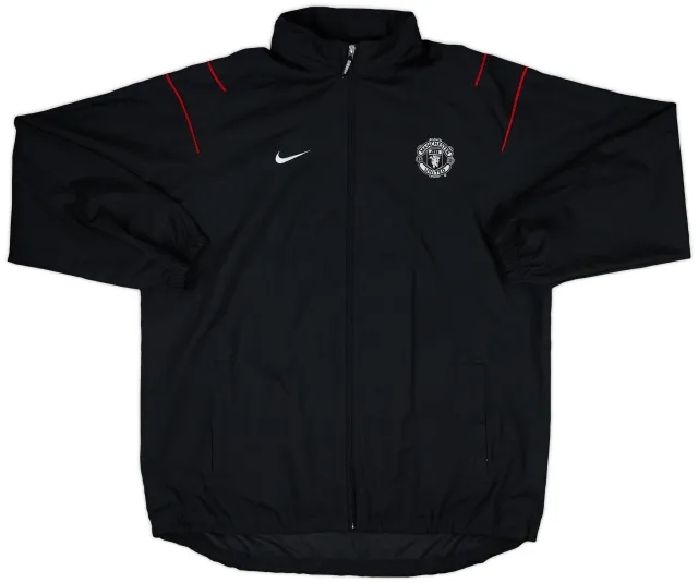 2003-04 Manchester United Nike Hooded Rain Jacket - 9/10 - (XL)