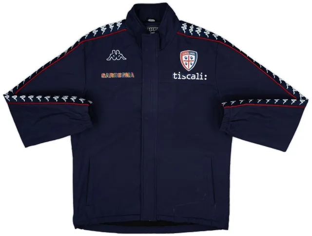 2014-15 Cagliari Kappa Track Jacket - 6/10 - (XL)