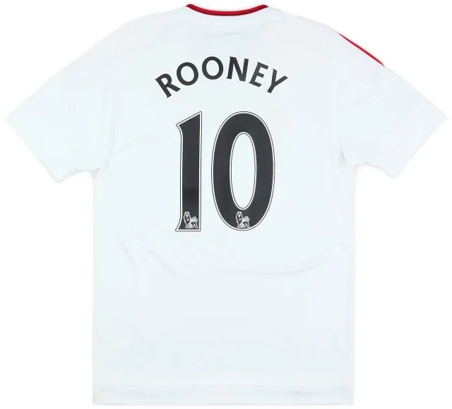 adidas 2015-16 Manchester United Away Shirt Rooney #10 - 8/10 - (M)