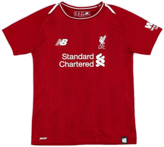 NewBalance 2017-18 Liverpool 125 Years Home Shirt - 8/10 - (6-7 Years)