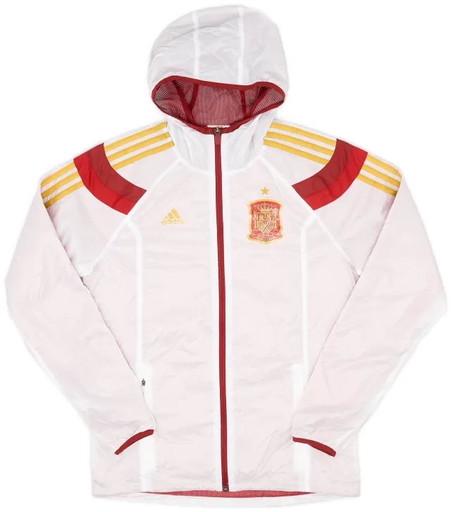 2014-15 Spain adidas Hooded Rain Jacket - 7/10 - (M)