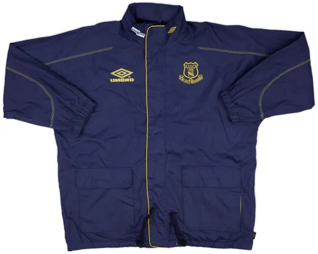 1999-00 Everton Umbro Hooded Rain Jacket - 8/10 - (XL)