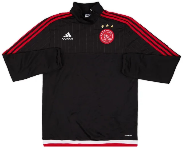 2015-16 Ajax adidas 1/4 Zip Drill Top - 9/10 - (M)