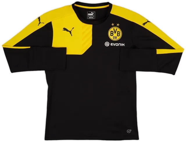 2015-16 Borussia Dortmund Puma Training L/S Shirt - 8/10 - (M)