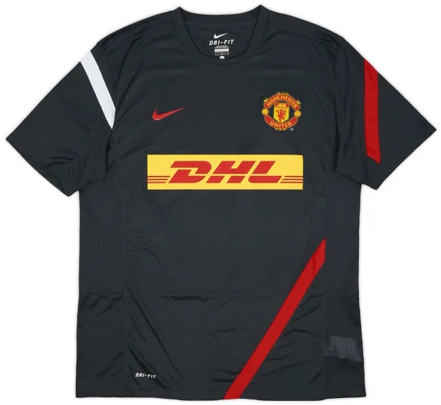 2012-13 Manchester United Nike Training Shirt - 9/10 - (L)