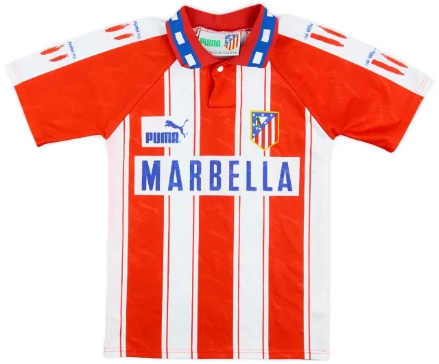 Puma 1994-95 Atletico Madrid Home Shirt - 9/10 - (M.Boys)