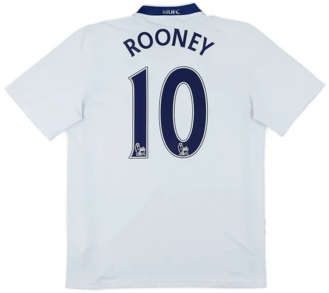 Nike 2008-10 Manchester United Away Shirt Rooney #10 - 6/10 - (S)
