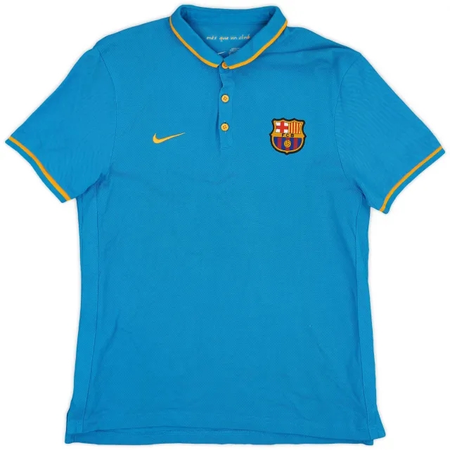 2015-16 Barcelona Nike Polo Shirt - 9/10 - (M)