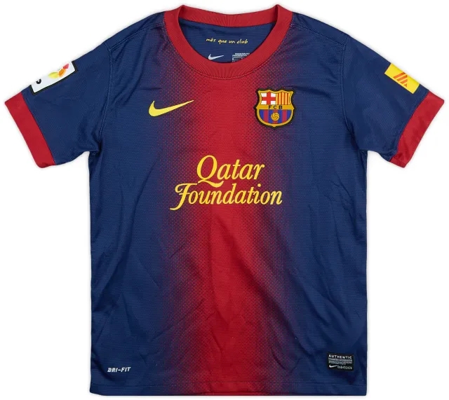 Nike 2012-13 Barcelona Home Shirt - 9/10 - (S.Boys)