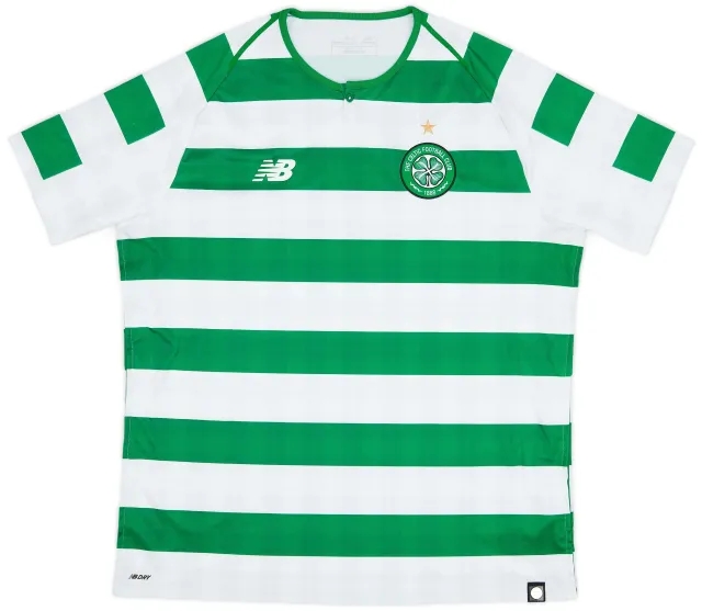 NewBalance 2018-19 Celtic Home Shirt - 9/10 - (XL)