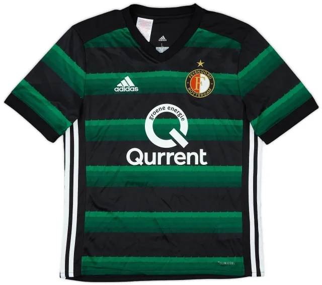 adidas 2017-18 Feyenoord Away Shirt - 8/10 - (L.Boys)