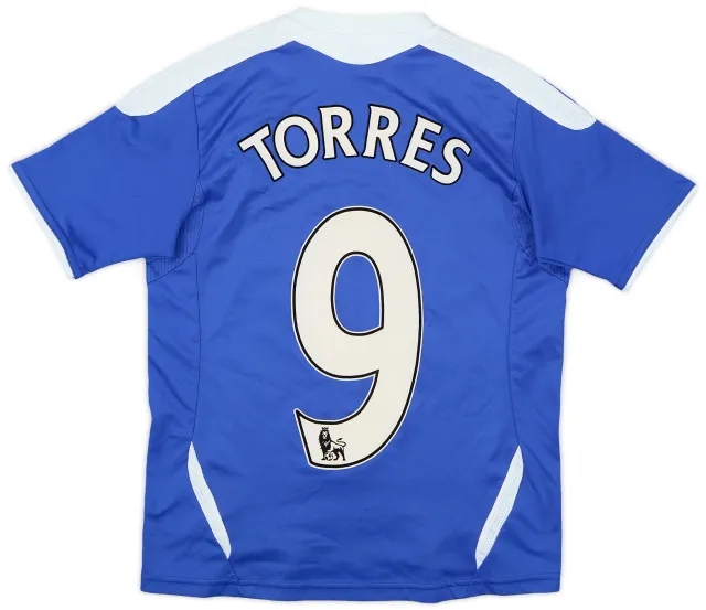 adidas 2011-12 Chelsea Home Shirt Torres #9 - 7/10 - (S.Boys)
