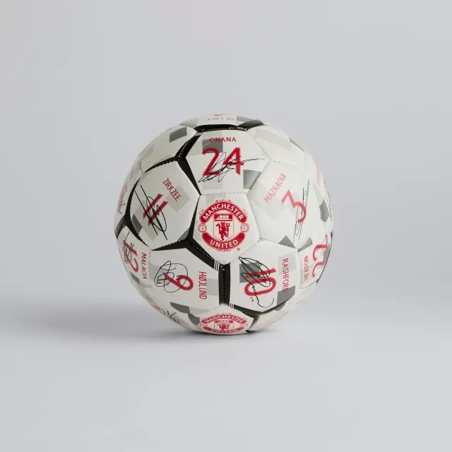 Different Gravy Manchester United 24/25 Team Signature Football Size 1 White