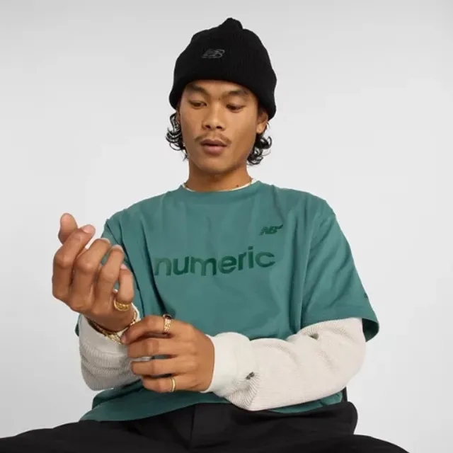 New Balance Men's Numeric Cotton T-Shirt in Green
