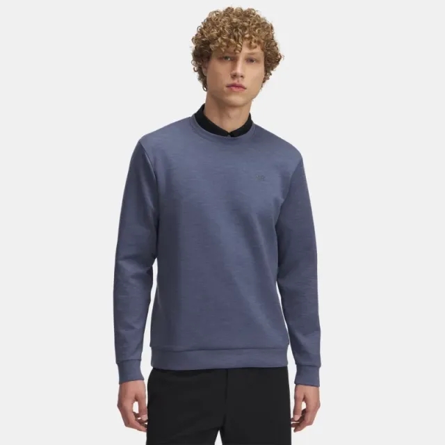 Men's  Under Armour  Drive Midlayer Crew Downpour Gray / Gravel / Downpour Gray XL