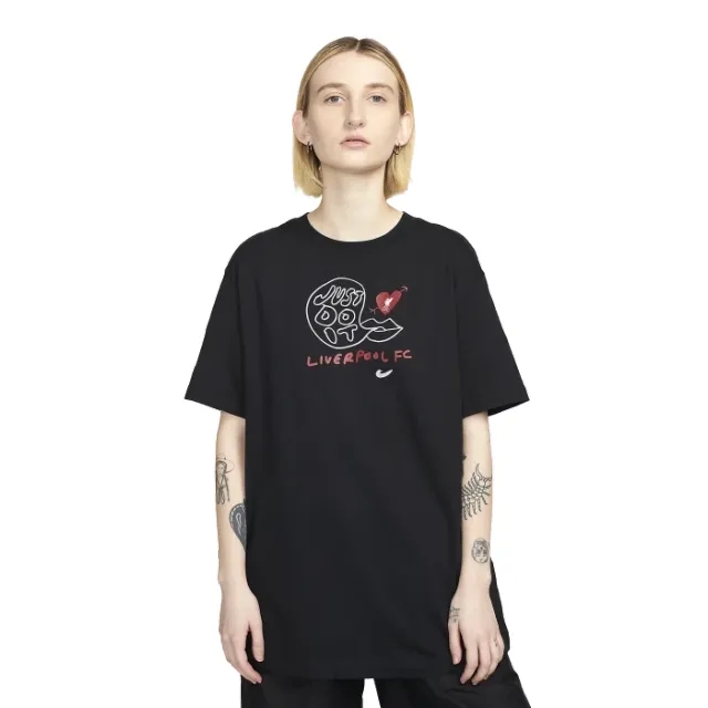 Nike - WOMAN Liverpool Spring Black T-Shirt Official 2022 / 23