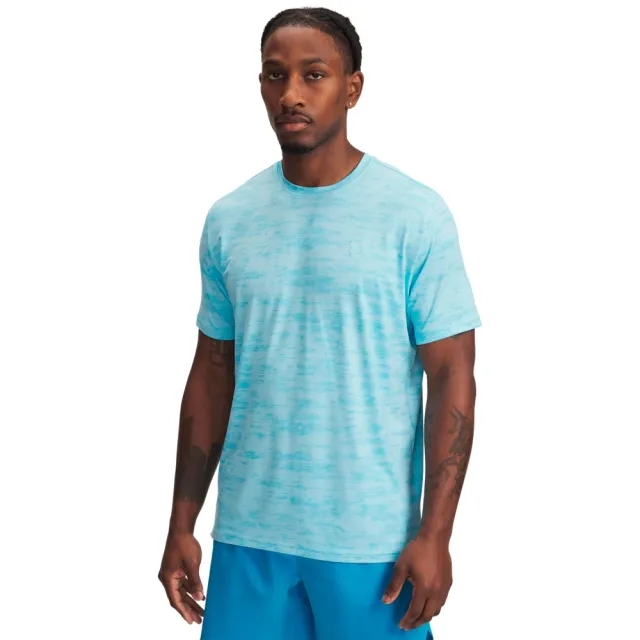 Men's  Under Armour  Vanish Energy Printed Short Sleeve Stream / Fresco Blue / Stream XXL