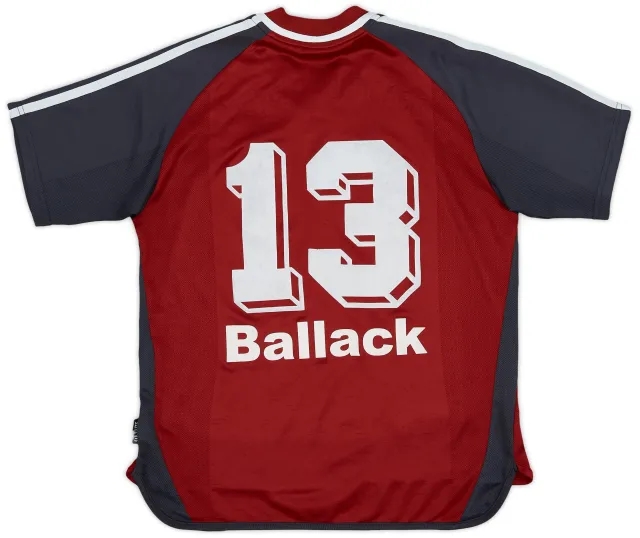 adidas 2002-03 Bayern Munich Home Shirt Ballack #13 - 4/10 - (L.Boys)