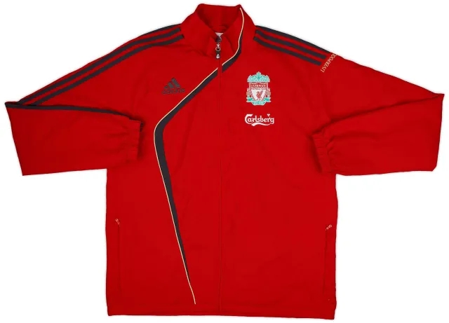 2009-10 Liverpool adidas Track Jacket - 8/10 - (L)