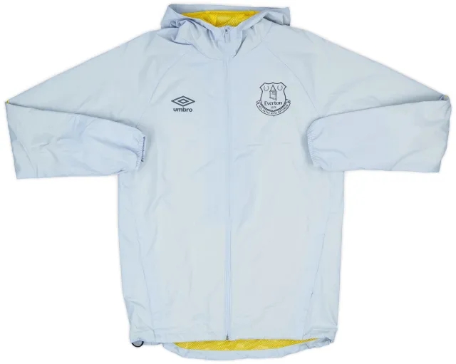 2017-18 Everton Umbro Hooded Rain Jacket - 10/10 - (S)