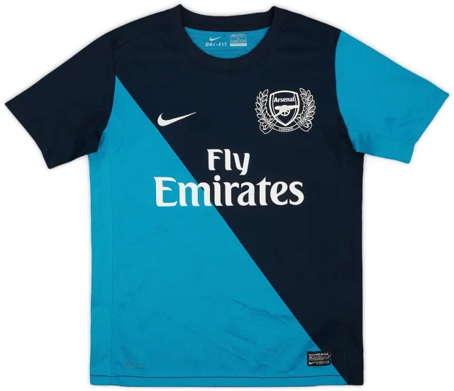 Nike 2011-12 Arsenal Away Shirt - 8/10 - (L.Boys)