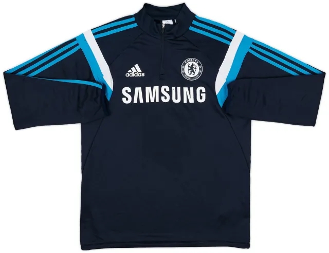 2014-15 Chelsea adidas 1/4 Zip Drill Top - 7/10 - (L)