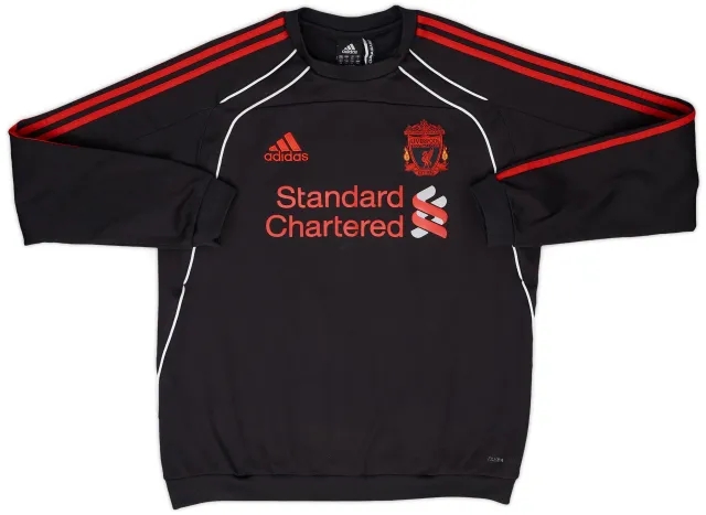 2010-11 Liverpool adidas Sweat Top - 8/10 - (S)