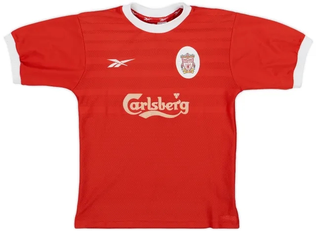 Reebok 1998-00 Liverpool Home Shirt - 6/10 - (M.Boys)
