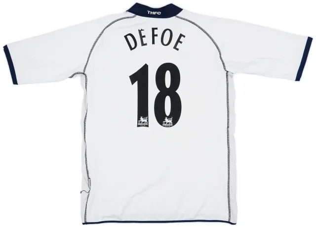 Kappa 2002-04 Tottenham Home Shirt Defoe #18 - 4/10 - (XL)