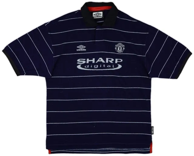 Umbro 1999-00 Manchester United Away Shirt - 7/10 - (L.Boys)