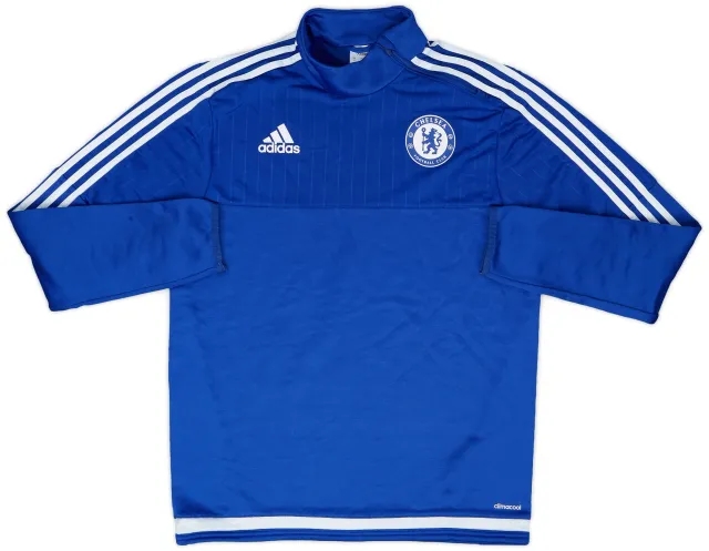 2015-16 Chelsea adidas 1/4 Zip Drill Top - 8/10 - (M)