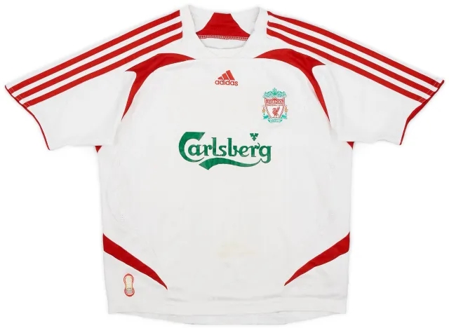 adidas 2007-08 Liverpool Away Shirt - 5/10 - (S.Boys)