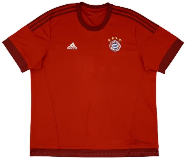 adidas 2015-16 Bayern Munich Home Shirt - 3/10 - (XL)