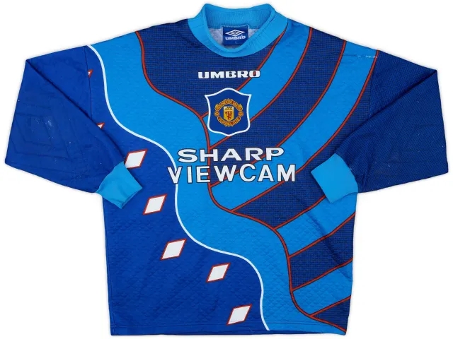 Umbro 1994-97 Manchester United GK Shirt - 6/10 - (Y)