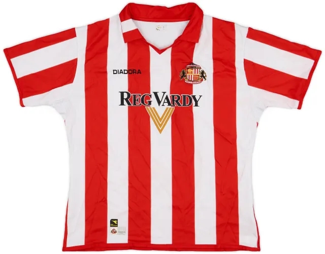 Diadora 2004-05 Sunderland Home Shirt - 8/10 - (L.Boys)