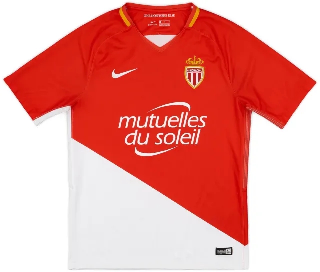 Nike 2017-18 Monaco Youth Home Shirt #5 - 8/10 - (M)