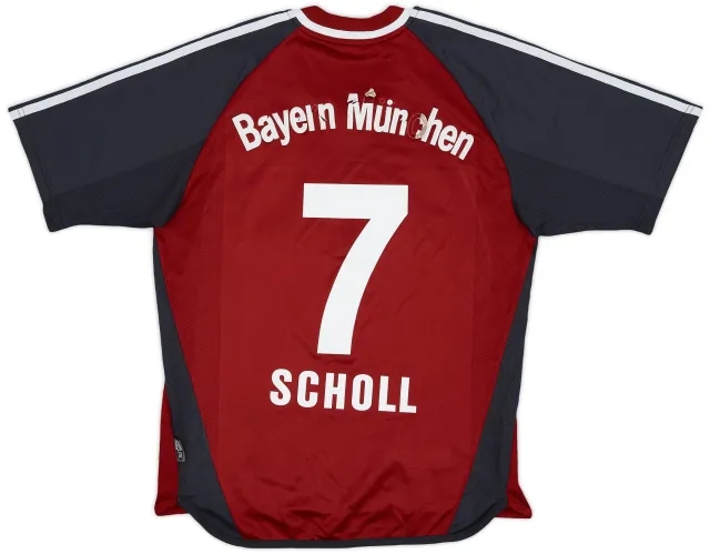 adidas 2002-03 Bayern Munich Home Shirt Scholl #7 - 4/10 - (S)