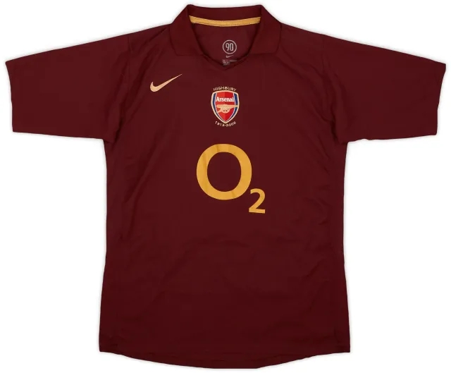 Nike 2005-06 Arsenal Home Shirt - 8/10 - (XL.Boys)
