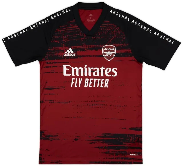 2020-21 Arsenal adidas Pre-Match Training Shirt - 8/10 - (S)