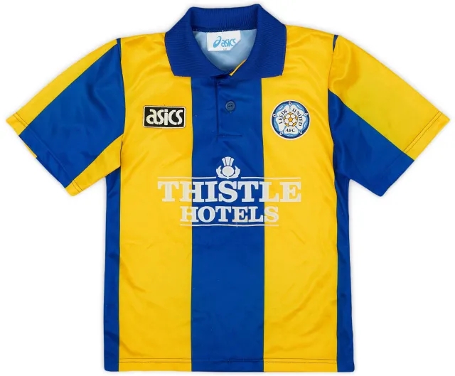Asics 1993-95 Leeds United Away Shirt - 7/10 - (M.Boys)