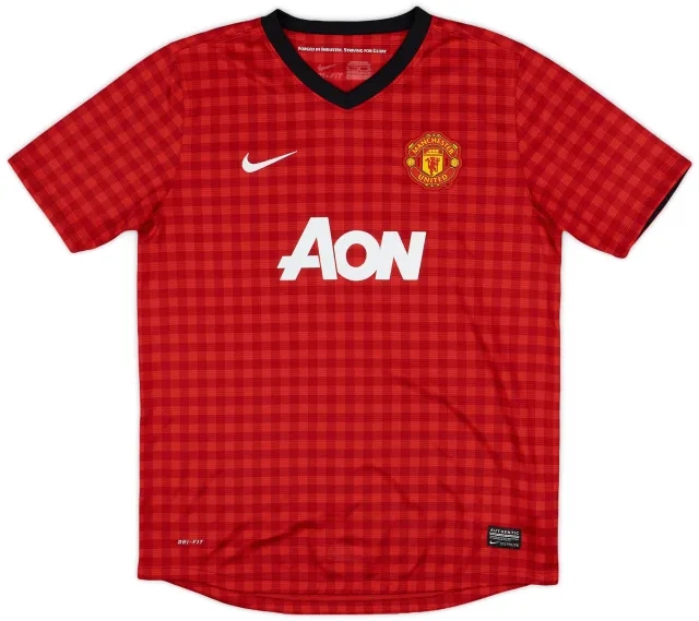 Nike 2012-13 Manchester United Home Shirt - 9/10 - (XL.Boys)