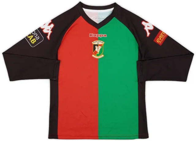 Kappa 2015-16 Glentoran Home L/S Shirt - 9/10 - (XL.Boys)