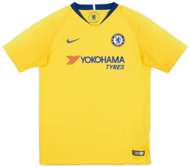 adidas 2018-19 Chelsea Away Shirt - 7/10 - (XL.Boys)