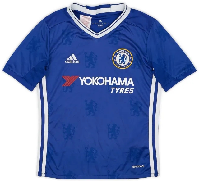 adidas 2016-17 Chelsea Home Shirt - 9/10 - (S.Boys)