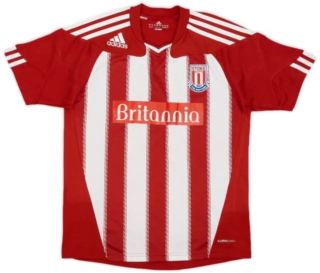 adidas 2010-11 Stoke City Home Shirt - 7/10 - (XS)