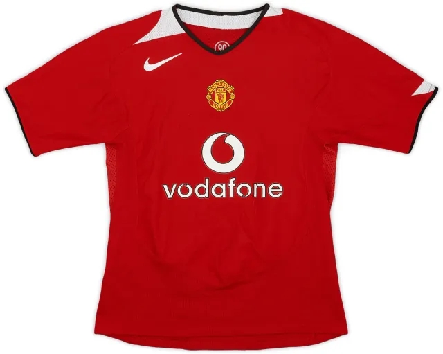 Nike 2004-06 Manchester United Home Shirt - 6/10 - (M.Boys)