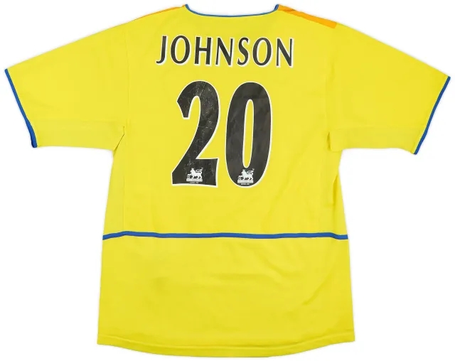 Nike 2002-03 Leeds United Away Shirt Johnson #20 - 6/10 - (M)